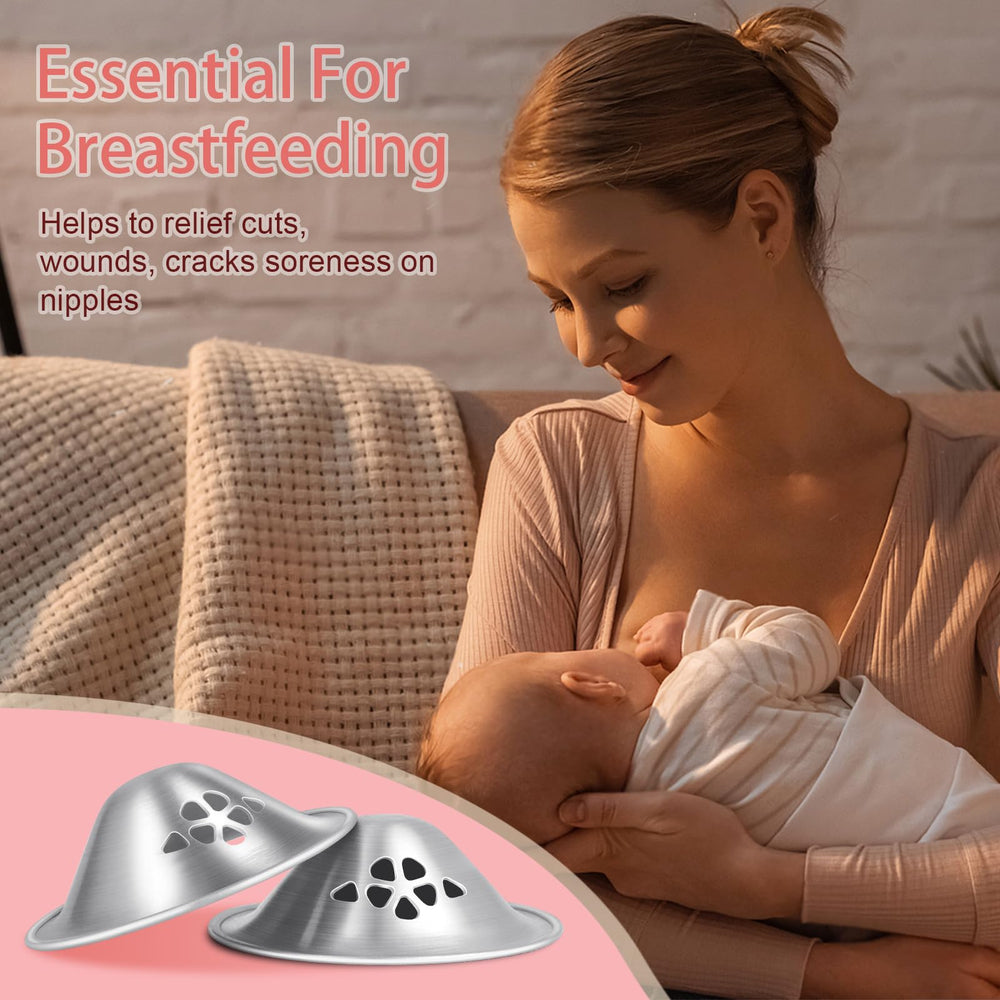 Evfiuha Silver Nursing Cups make a thoughtful gift for new moms.