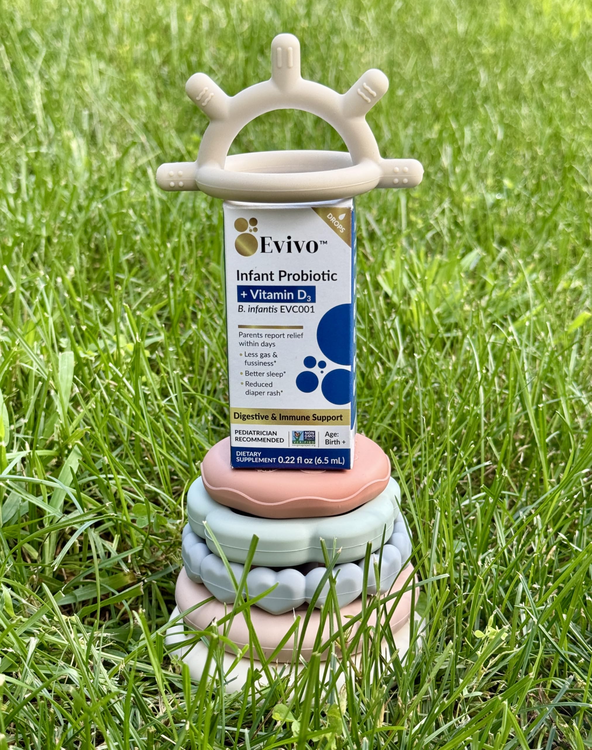 Evivo daily dosing sachets provide convenient, predictable infant probiotic use.