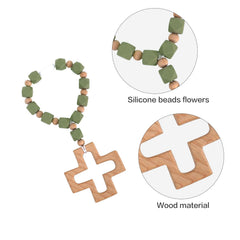 EVKILKJS baptism decor rosary brightens spaces with soft beads.