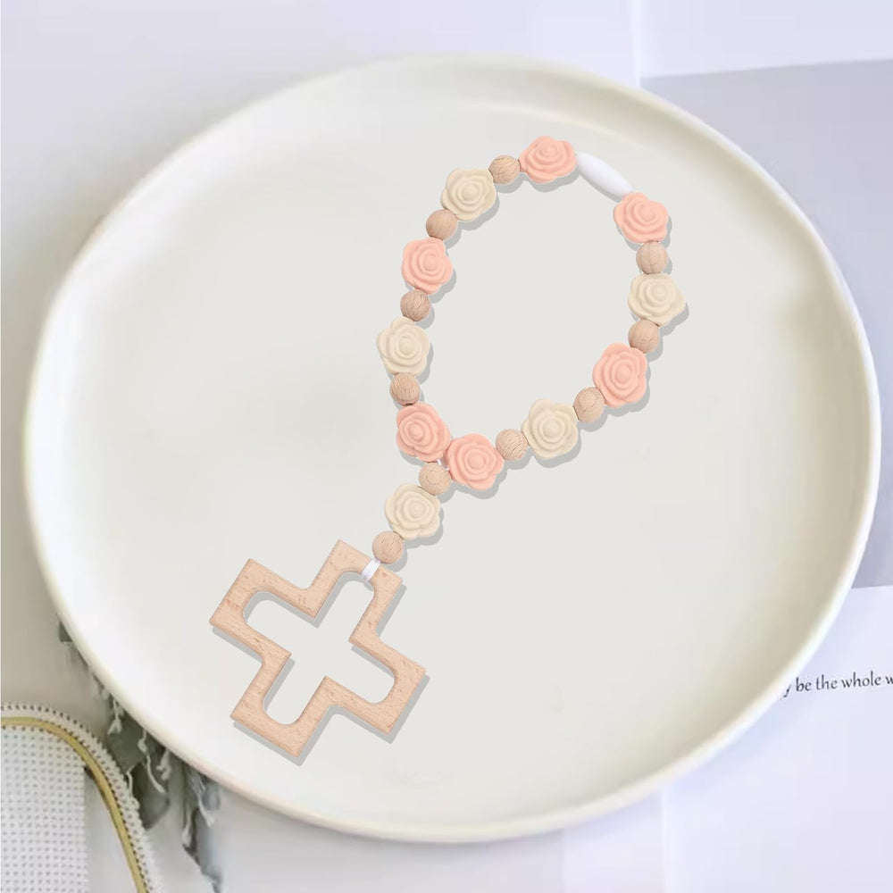 EVKILKJS First Communion gift rosary ready for gifting and display