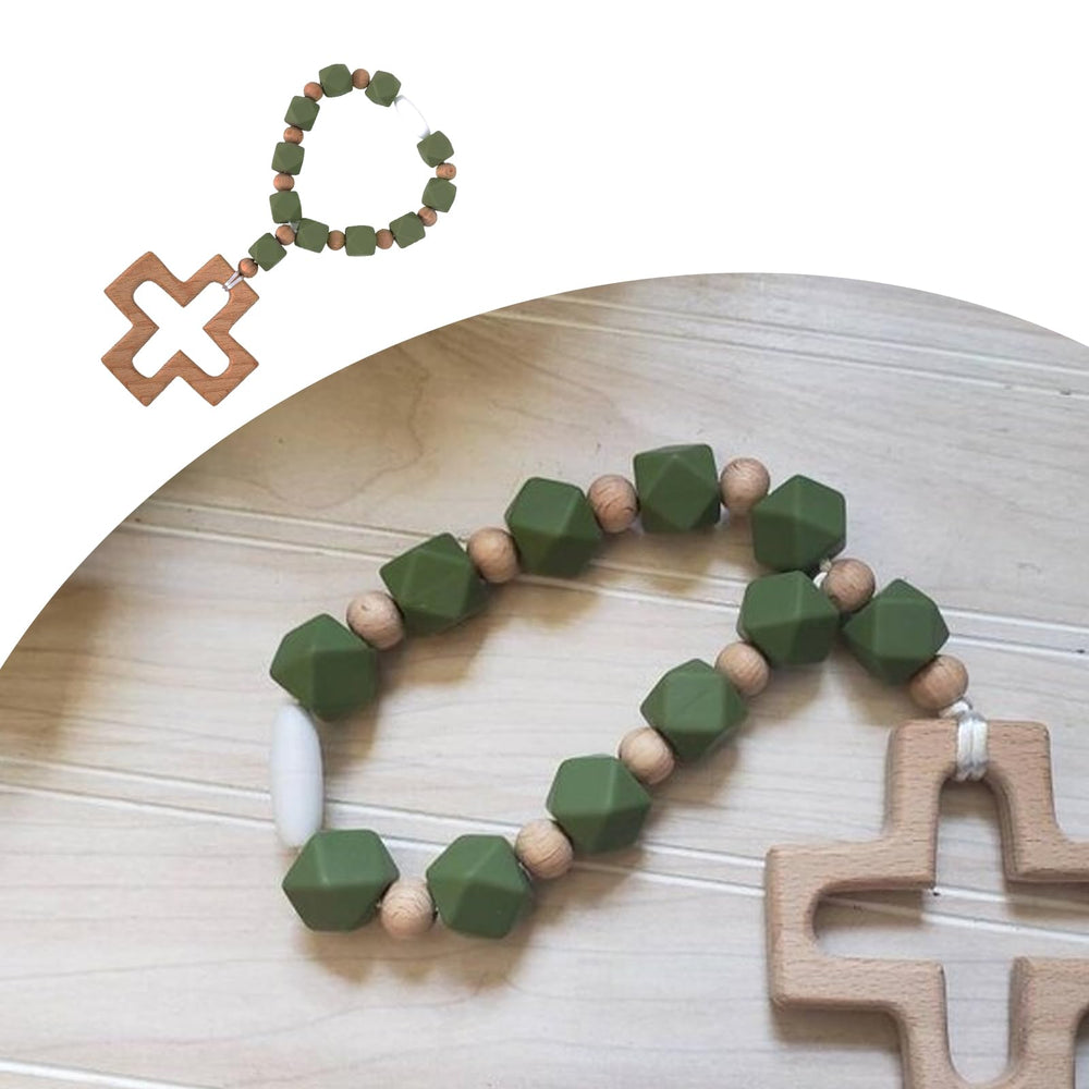 EVKILKJS personalized theme birthday rosary adds faith-inspired style.