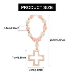 EVKILKJS silicone rosary beads close-up showing soft texture for comfortable handling