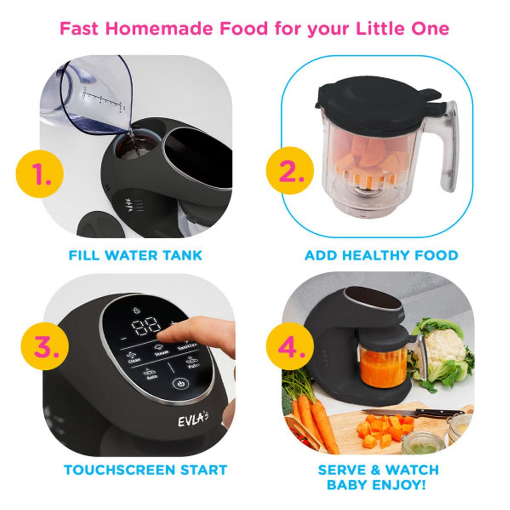 EVLA'S reusable pouches included for convenient storage and travel