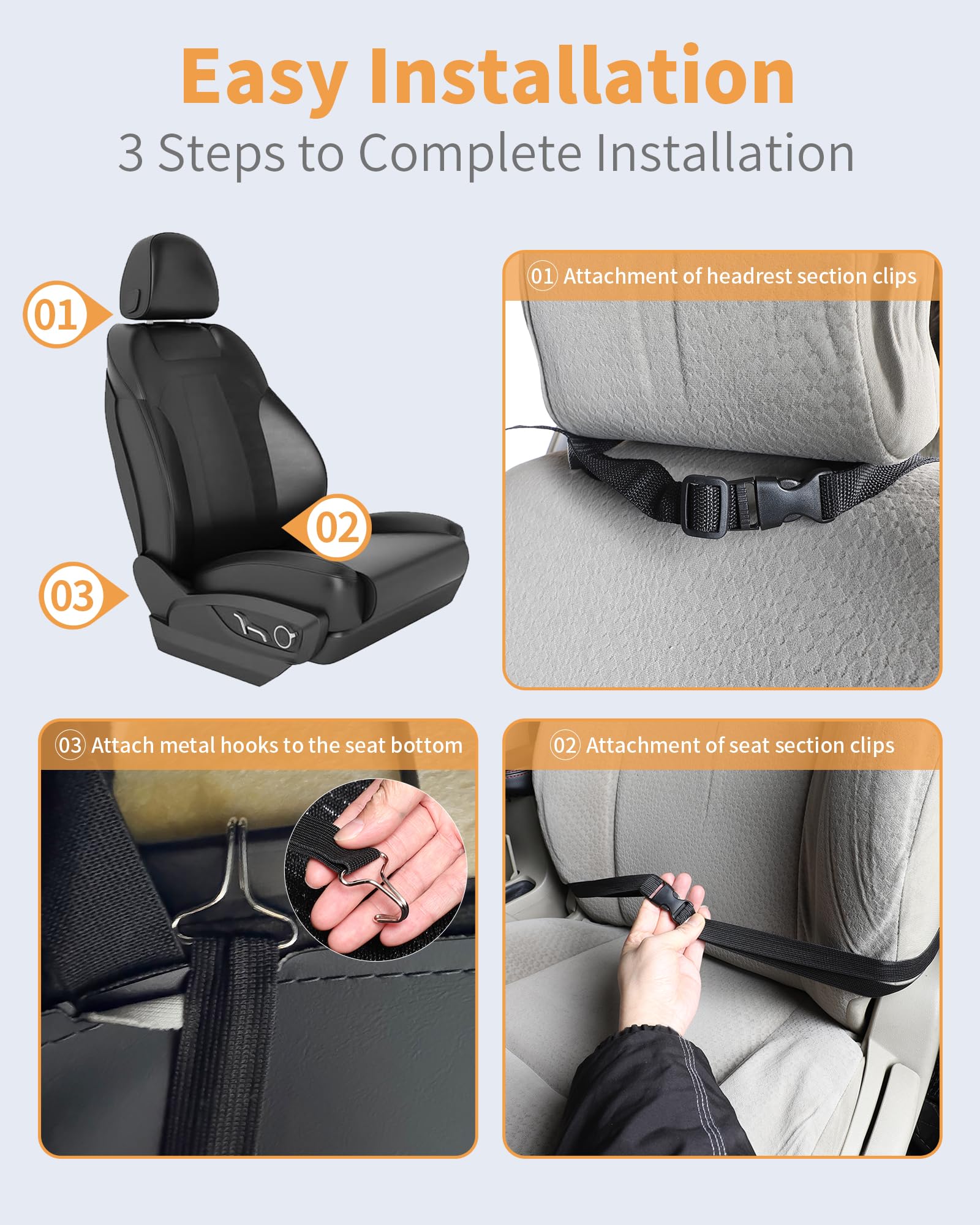 EVMODS back seat protector wipes clean with towel or wipe