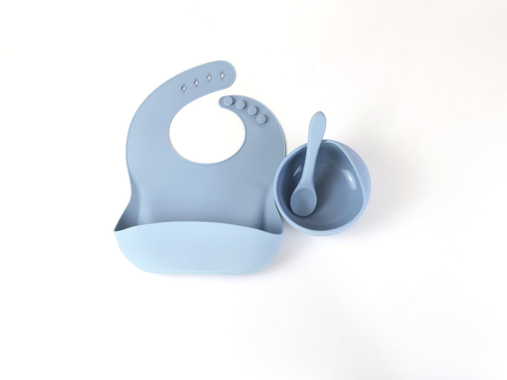 Evolve Heritage baby bowl with suction for mess-free meals.