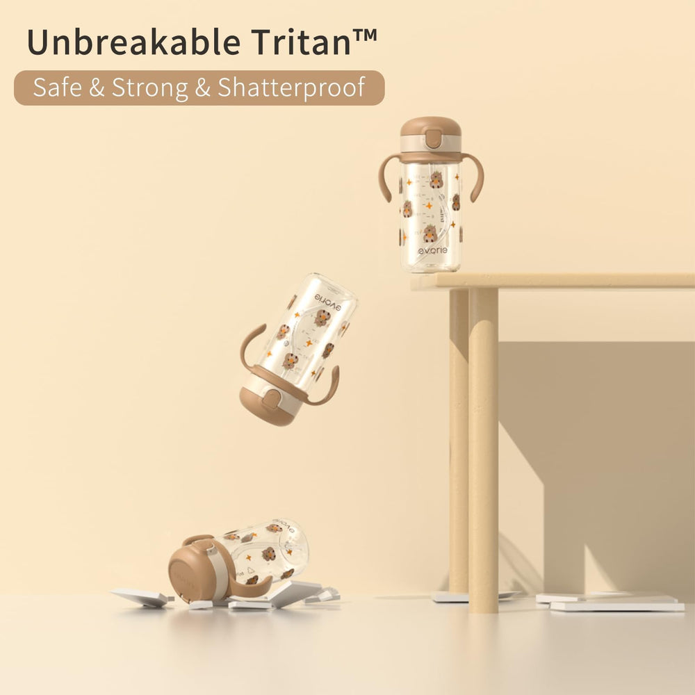 Evorie BPA-free Tritan and silicone materials for safe sipping