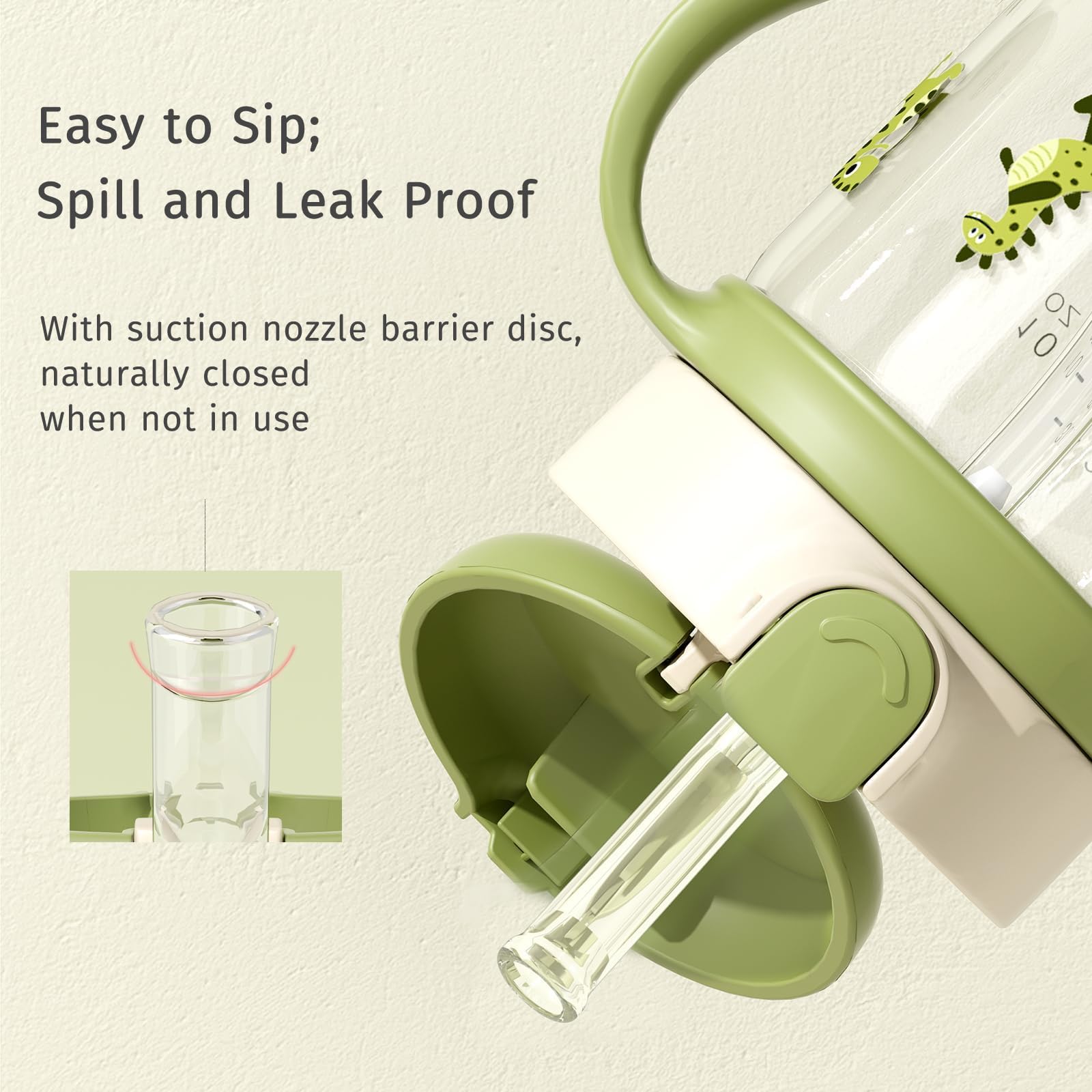 Evorie cup with ergonomic handles supports easy grip for toddlers during meals and outings.
