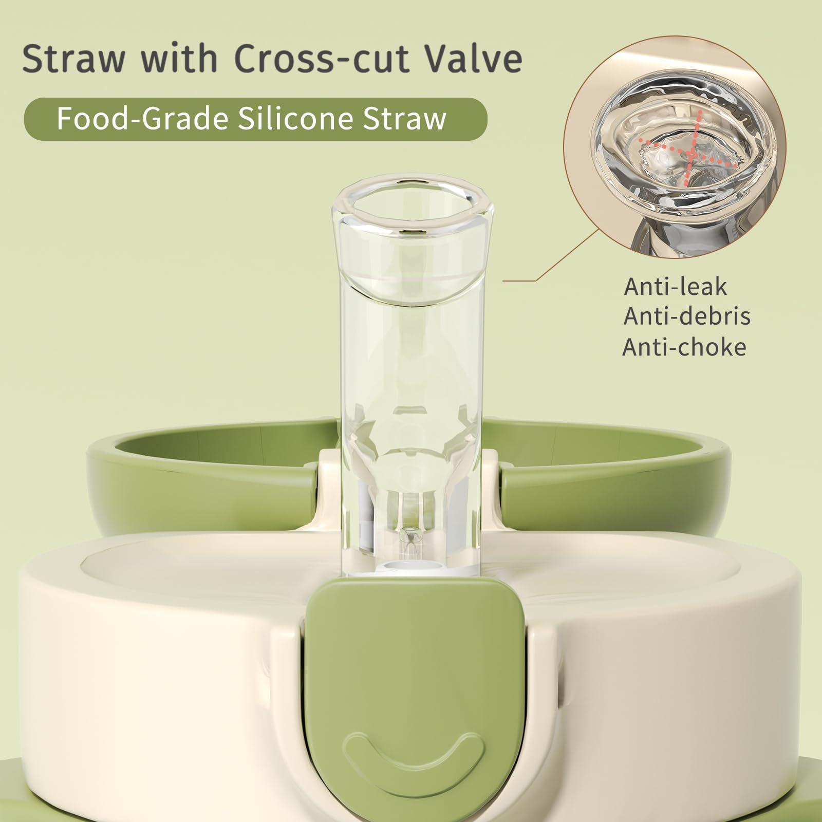 Evorie flip-top lid keeps liquids contained even when tossed or shaken.