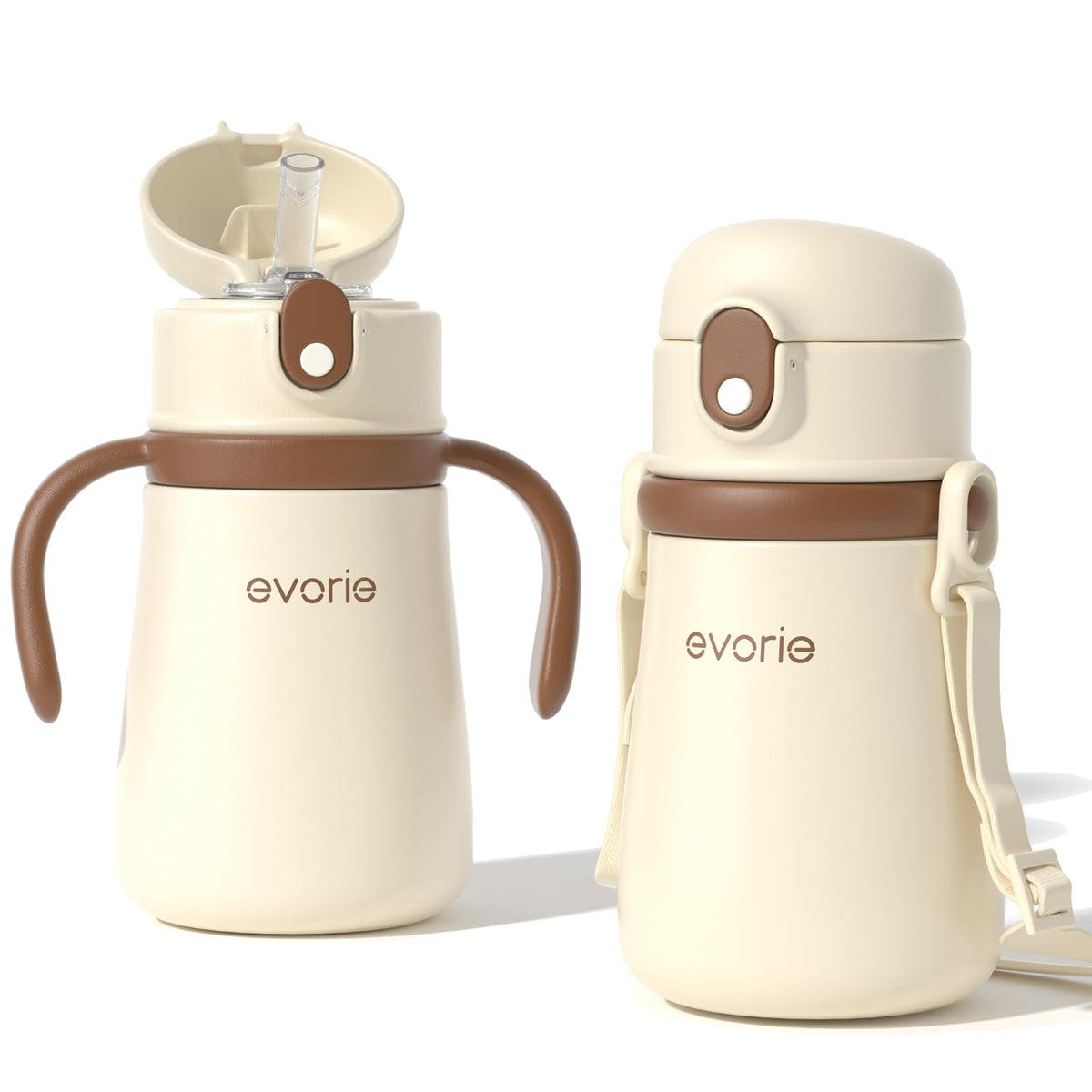 Evorie leak-proof bottle with vacuum insulation keeps drinks cold for hours