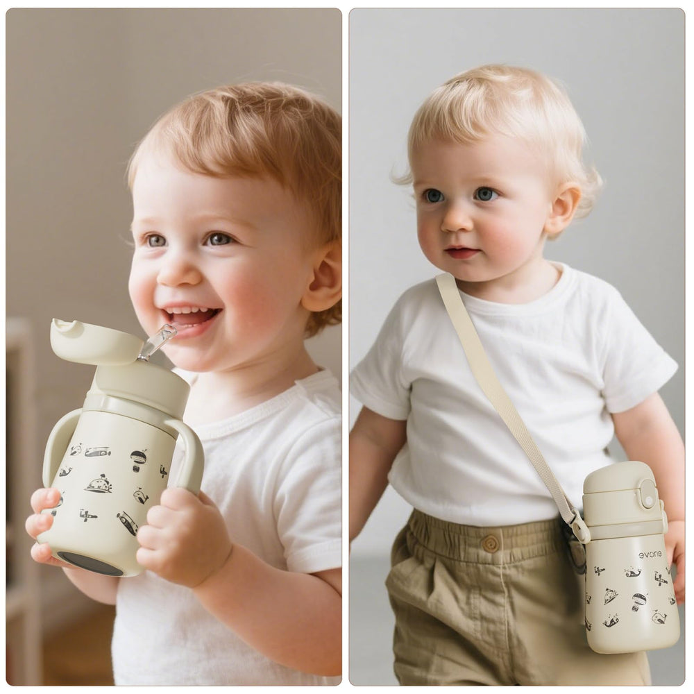 Evorie removable handles and strap enable comfortable portability