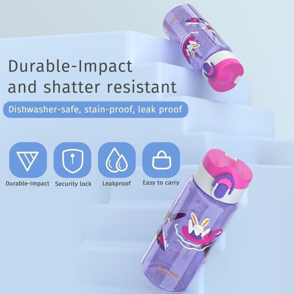 Evorie Tritan bottle in dishwasher-safe care for easy cleaning.