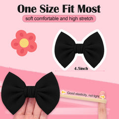 Ewaycom baby headband red soft cloth offers gentle stretch for growing infants