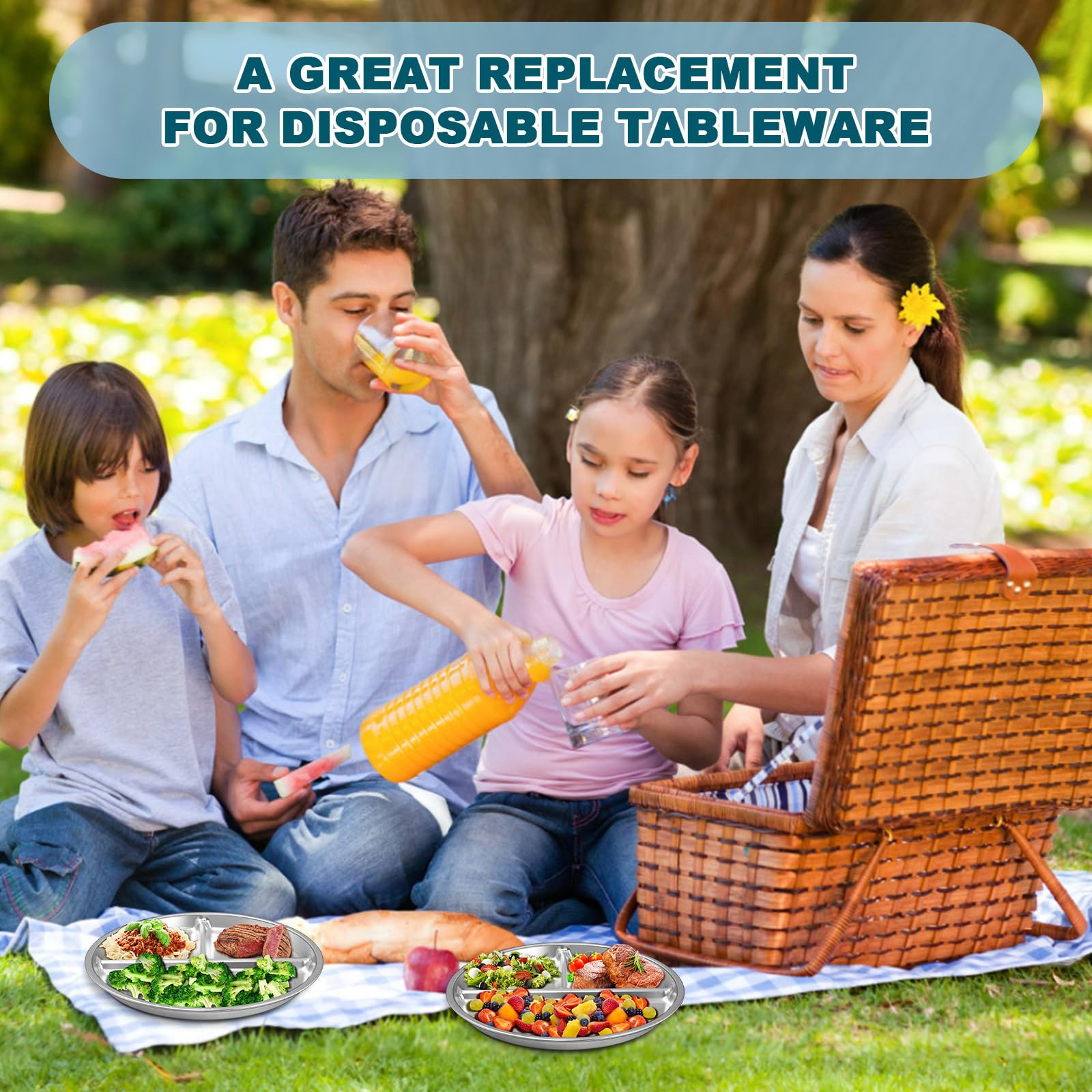 EWFEN durable toddler dinnerware suitable for daily use.