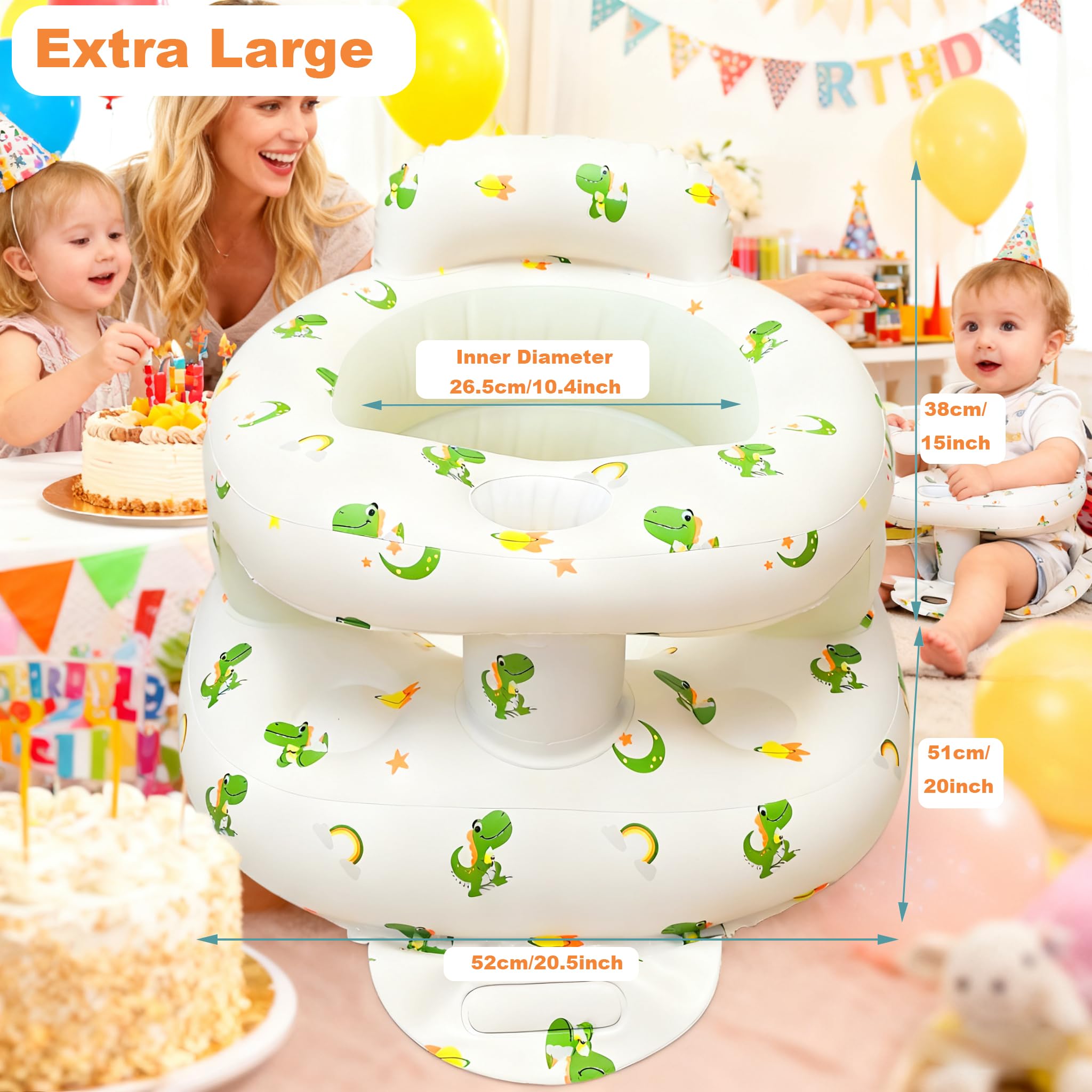 EXBEPE waterproof surface cleans easily after meals