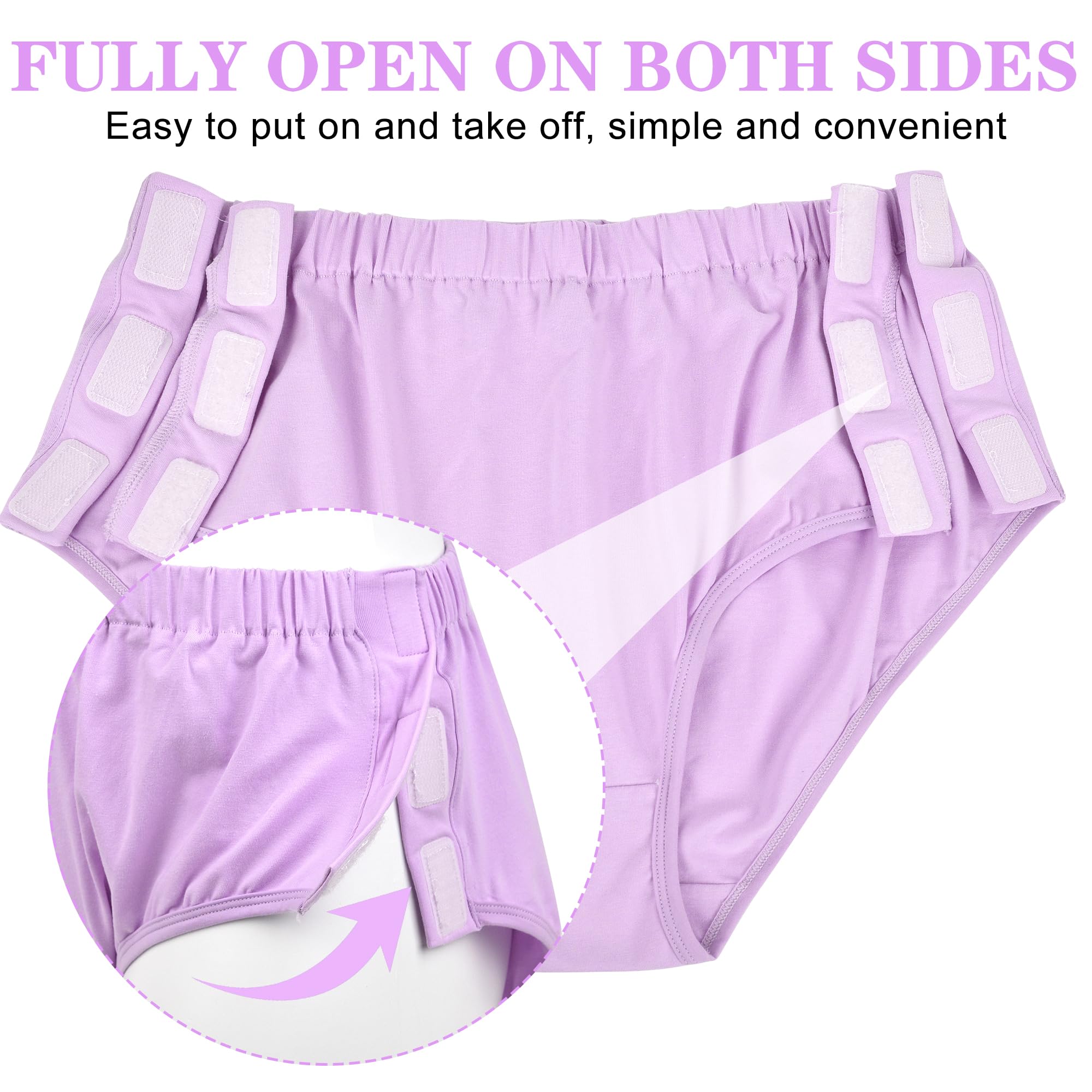 EXCLEN adaptive briefs front view 2-pack demonstrates practical daily wear for care routines.