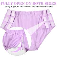 EXCLEN adaptive briefs front view 2-pack demonstrates practical daily wear for care routines.