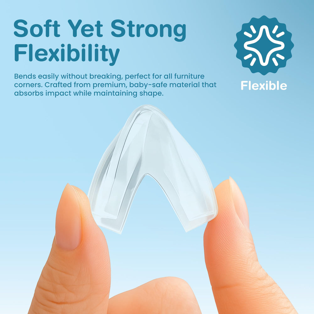 EXCOLIT easy-install corner covers attach quickly without tools.