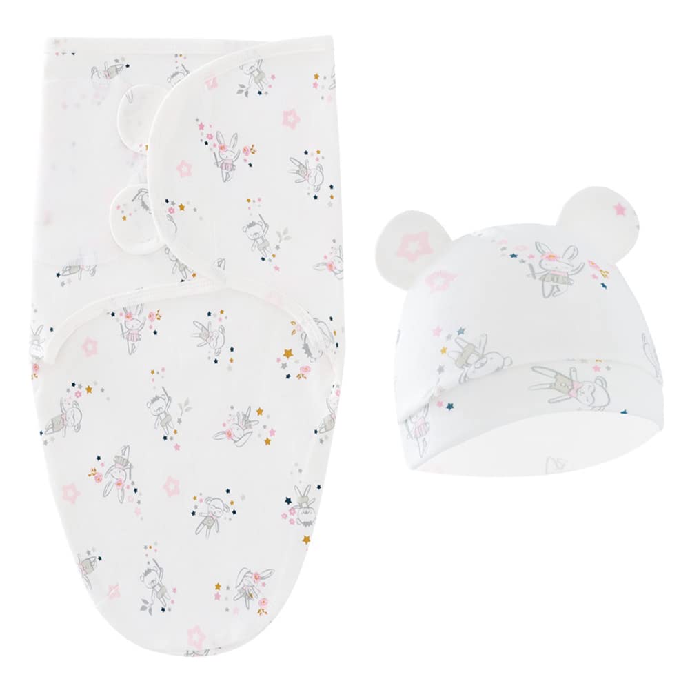 Adjustable-fit Exemaba swaddle suitable for growing babies 0-3 months