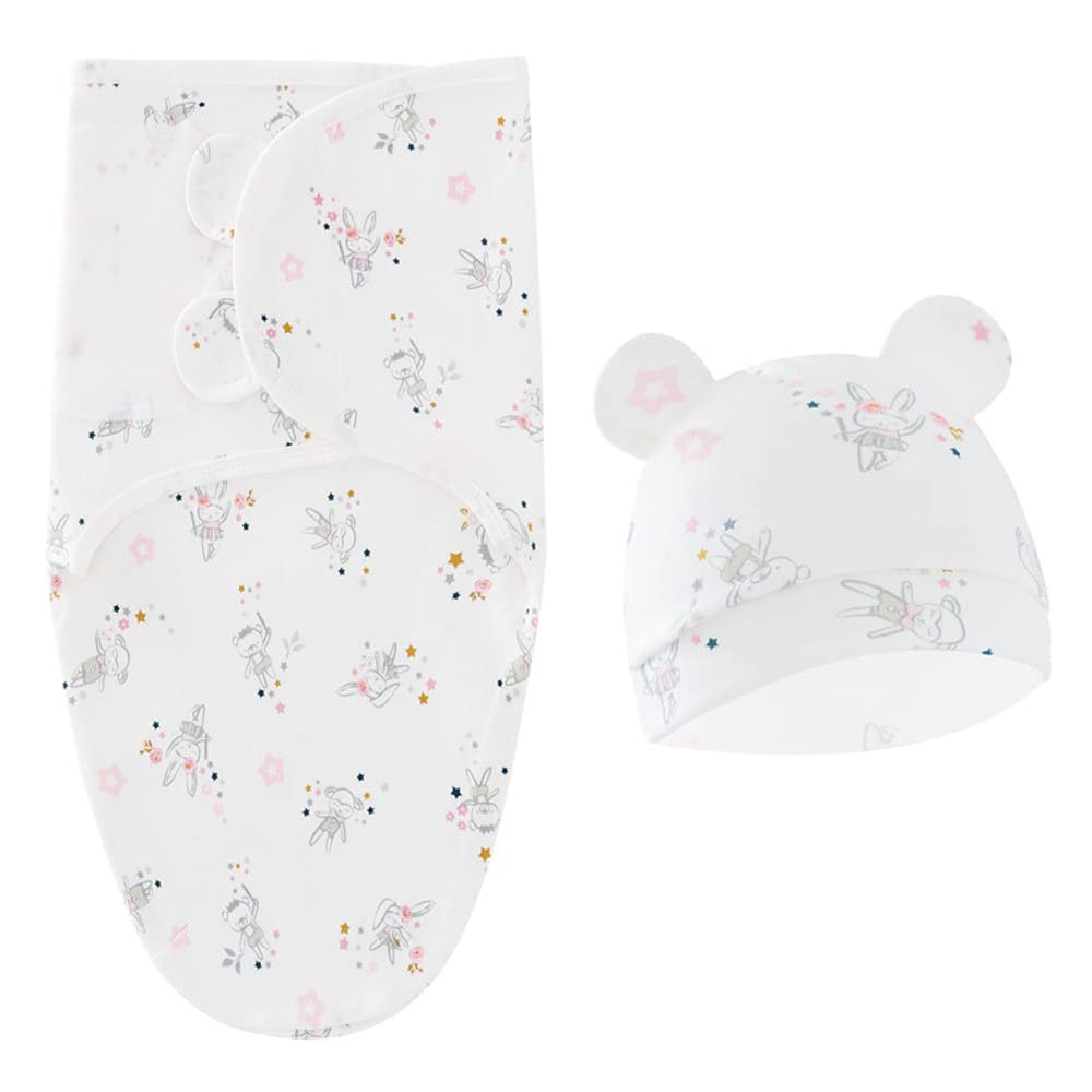 Adjustable-fit Exemaba swaddle suitable for growing babies 0-3 months