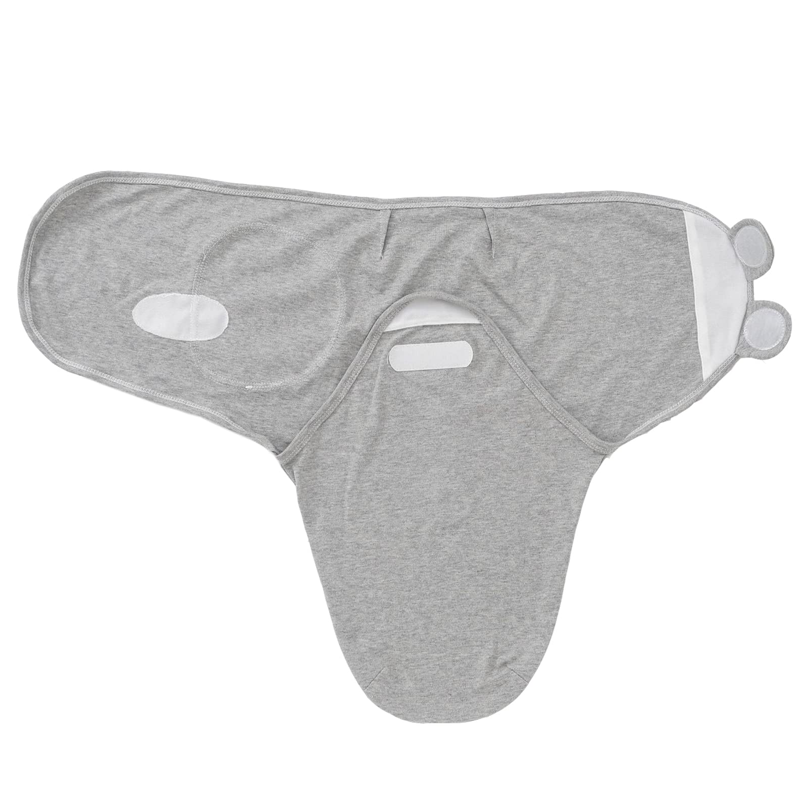 Exemaba baby swaddle sleep sack in grey for versatile all-season wear.