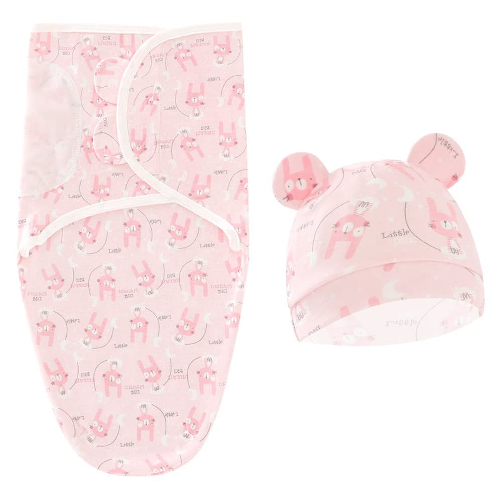 Exemaba swaddle in girl pattern for playful newborn outfits