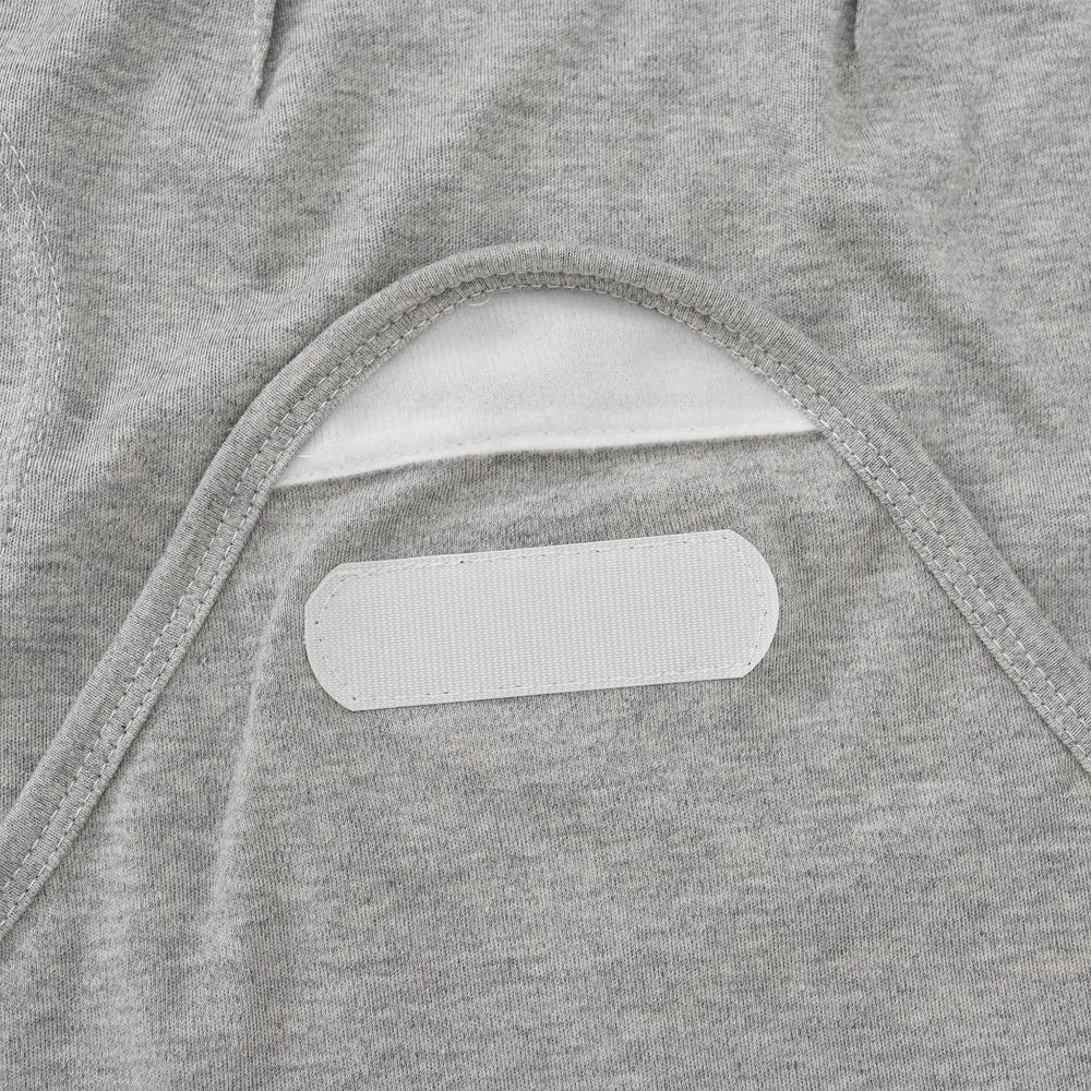 Exemaba swaddle folded for washing to keep gentle cotton intact
