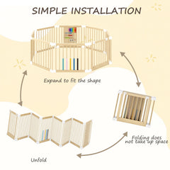 EXPERLAM Baby Playpen safety lock design prevents accidental openings.