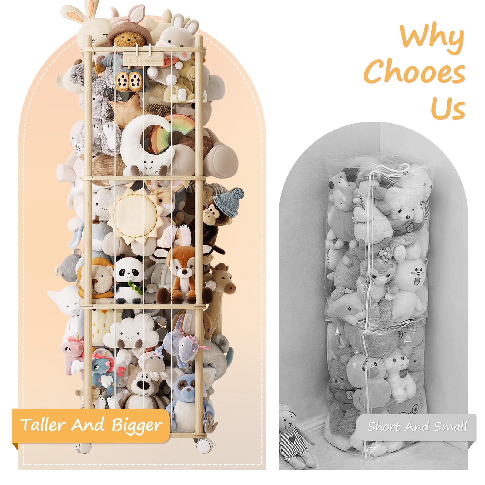 Experlam child-friendly height allows easy reach and pickup.