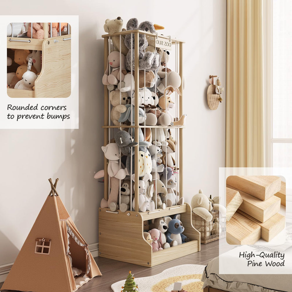 EXPERLAM child-friendly height with rounded edges for safe toy pickup