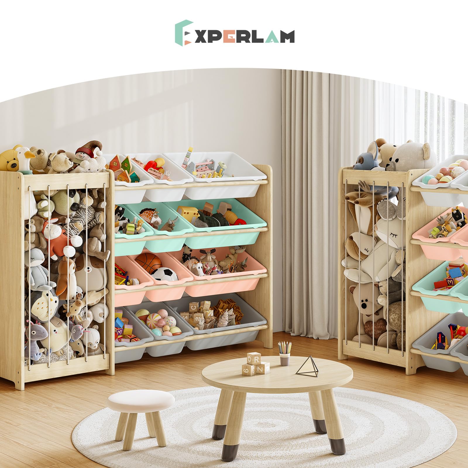 EXPERLAM easy assembly with included parts and clear instructions.