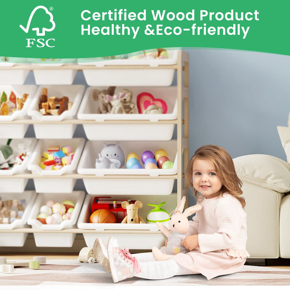 EXPERLAM toy storage organizer adjustable shelves demonstrate flexible height options.