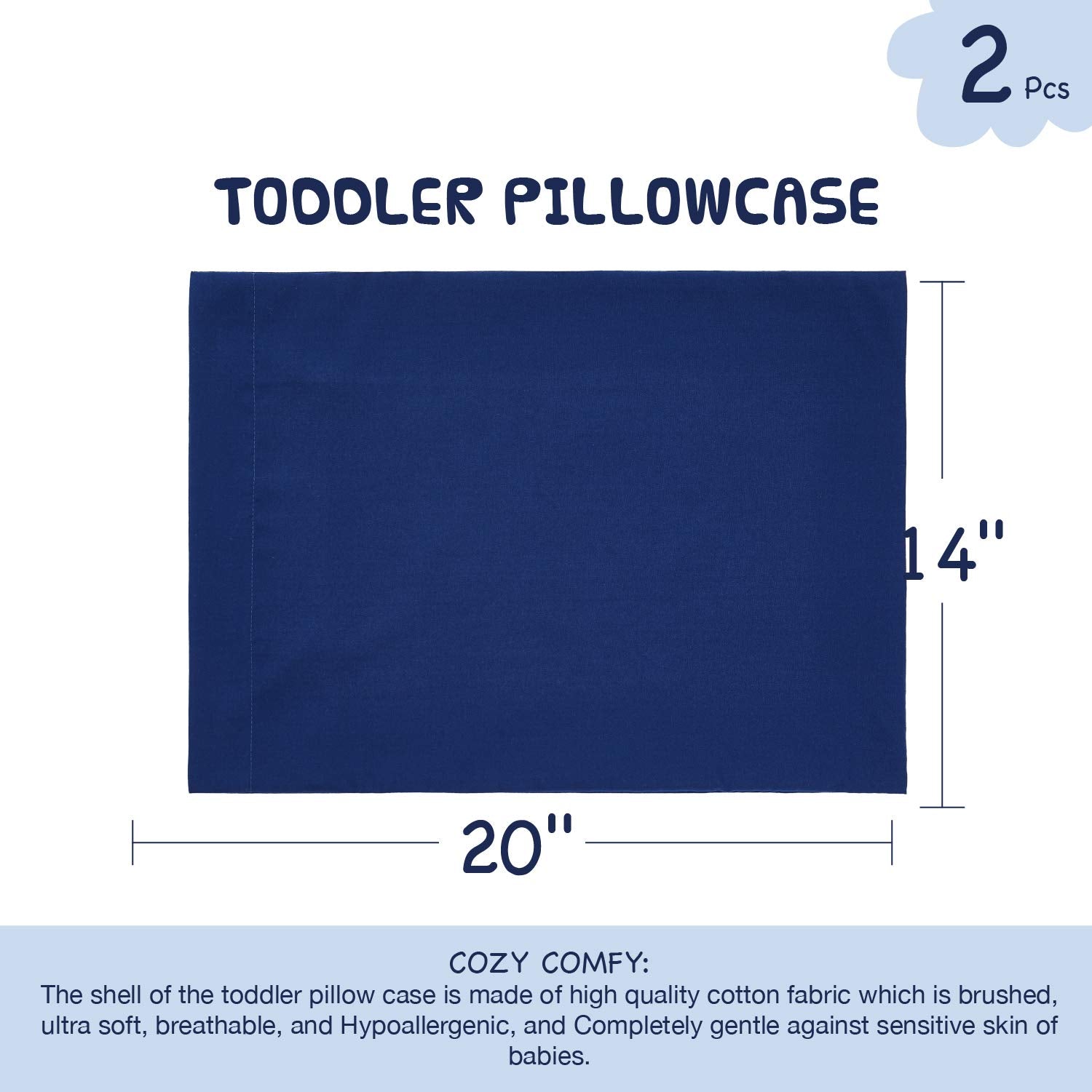 EXQ Home machine-washable pillowcase set for quick cleanup.