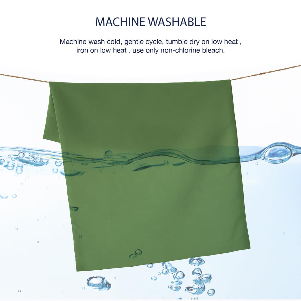 EXQ Home machine-washable microfiber is easy to clean after adventures
