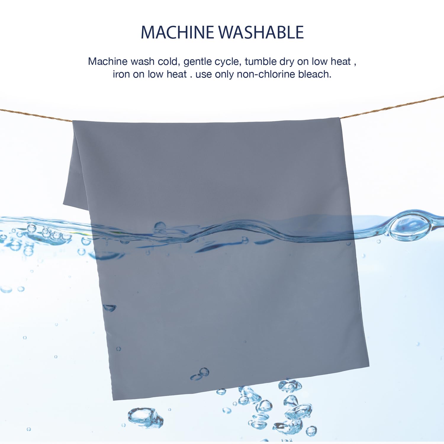 EXQ Home microfiber-texture close-up emphasizes softness and breathability