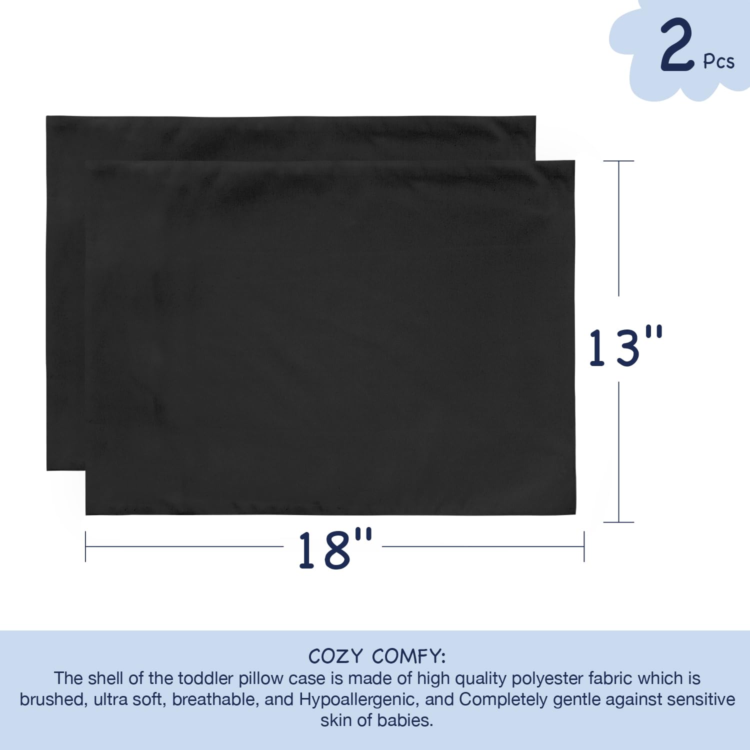 EXQ Home soft microfiber fabric feels gentle against skin.