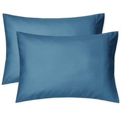 EXQ Home toddler pillowcase Misty Blue offers soft microfiber for travel comfort.