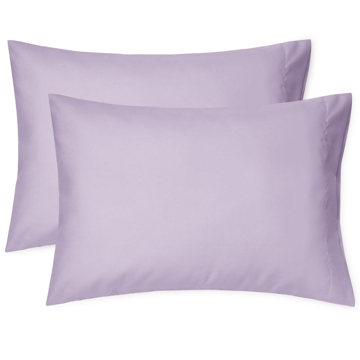 EXQ Home lavender pillowcase set of 2 for 13x18 travel pillows in packaging.