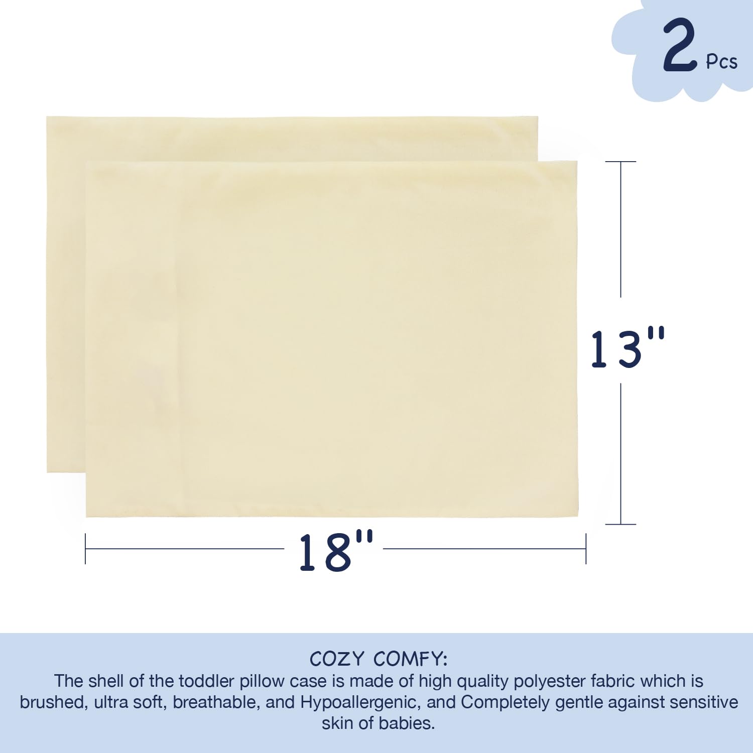 EXQ Home envelope-closure design eases pillow insertion.