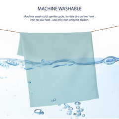 EXQ Home microfiber texture close-up showing soft breathable fabric