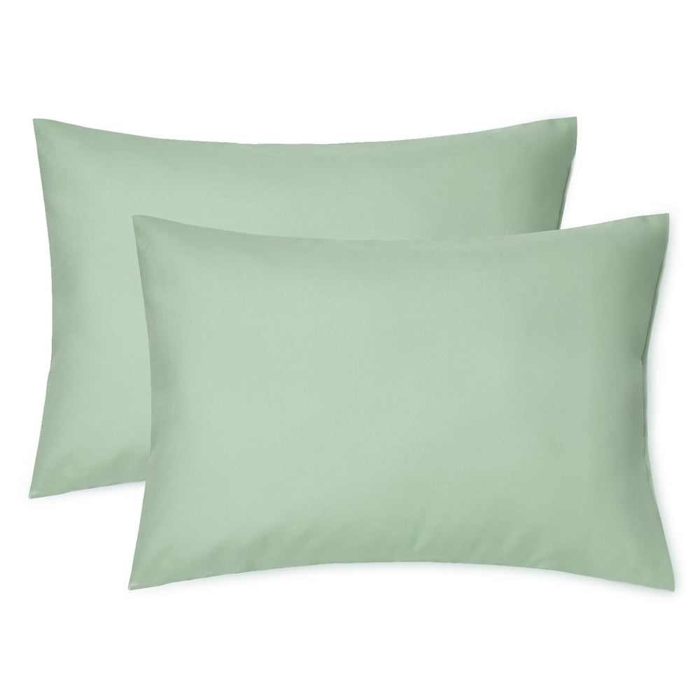 EXQ Home toddler pillowcase in sage shows ultra-soft microfiber for travel comfort
