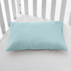 EXQ Home travel pillowcase 12x16 in blue coral, ideal for on-the-go comfort.