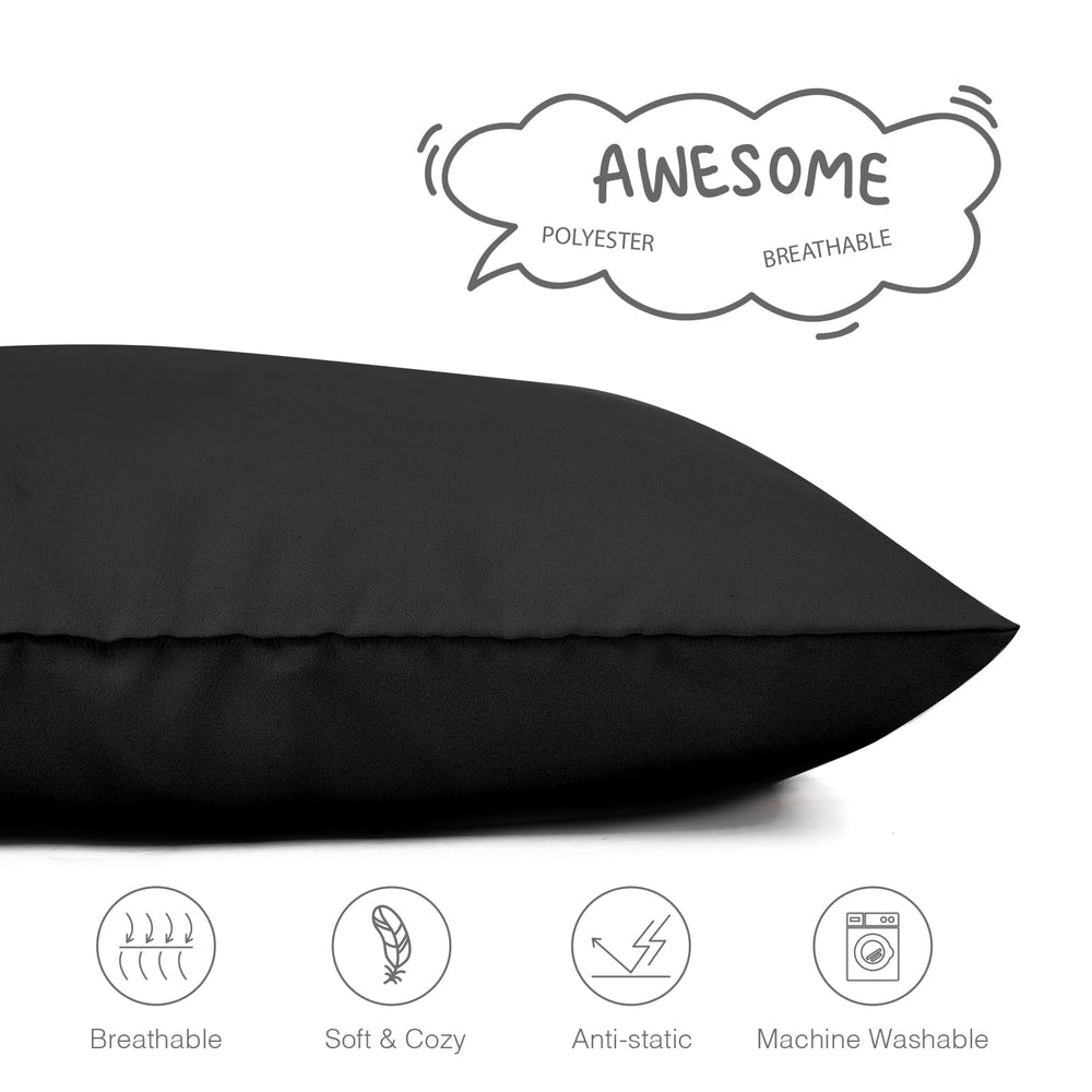 EXQ Home 13x18 travel size pillowcase ideal for on-the-go naps.