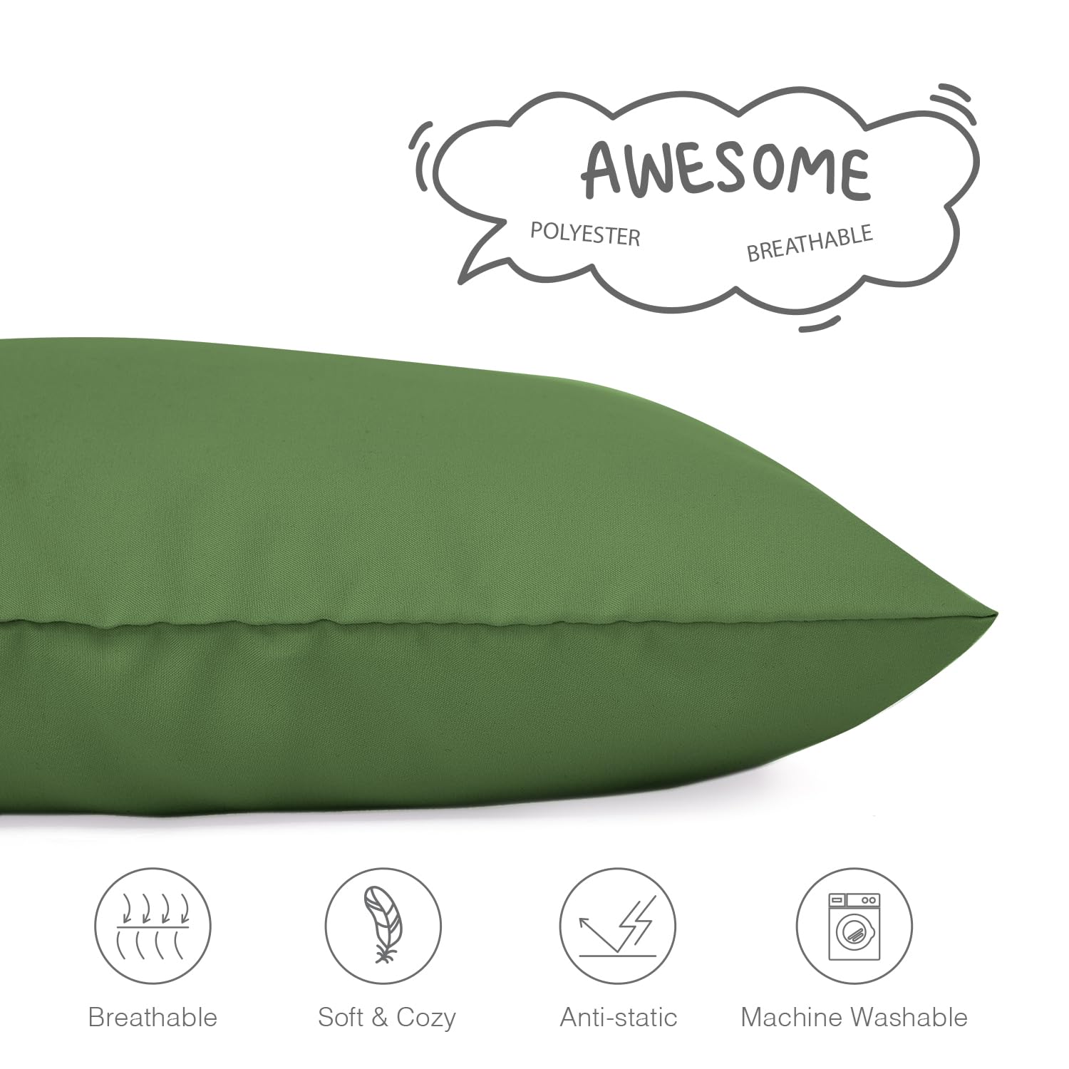 EXQ Home soft microfiber for comfortable naps on the go