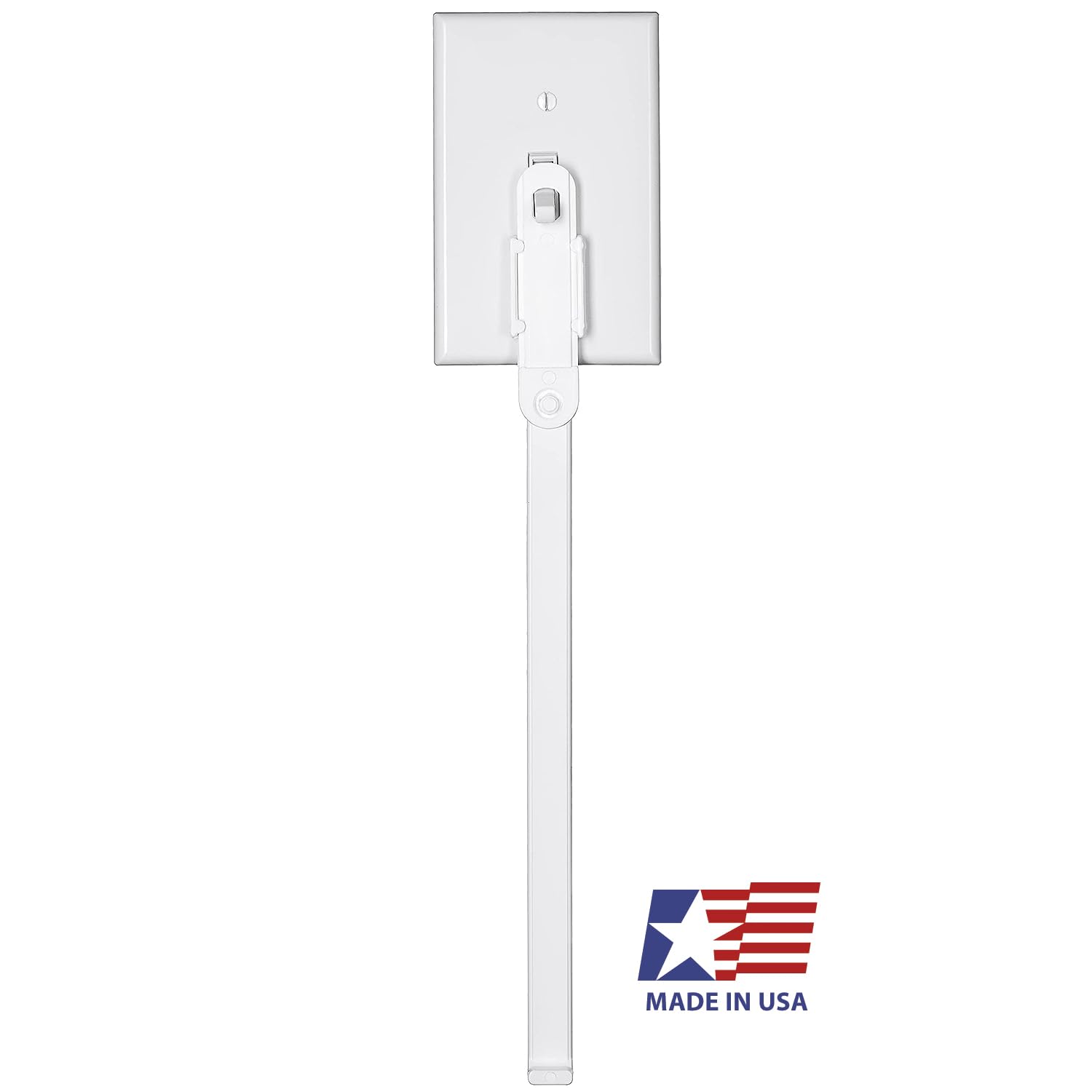 Extend-A-Switch mounted on a toggle plate, easy installation.