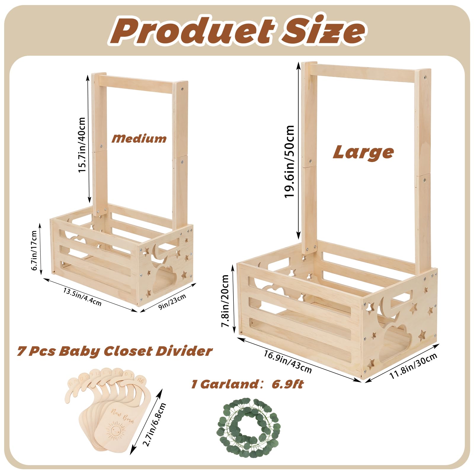 Extpro hanging rack demonstrates versatile storage for onesies.