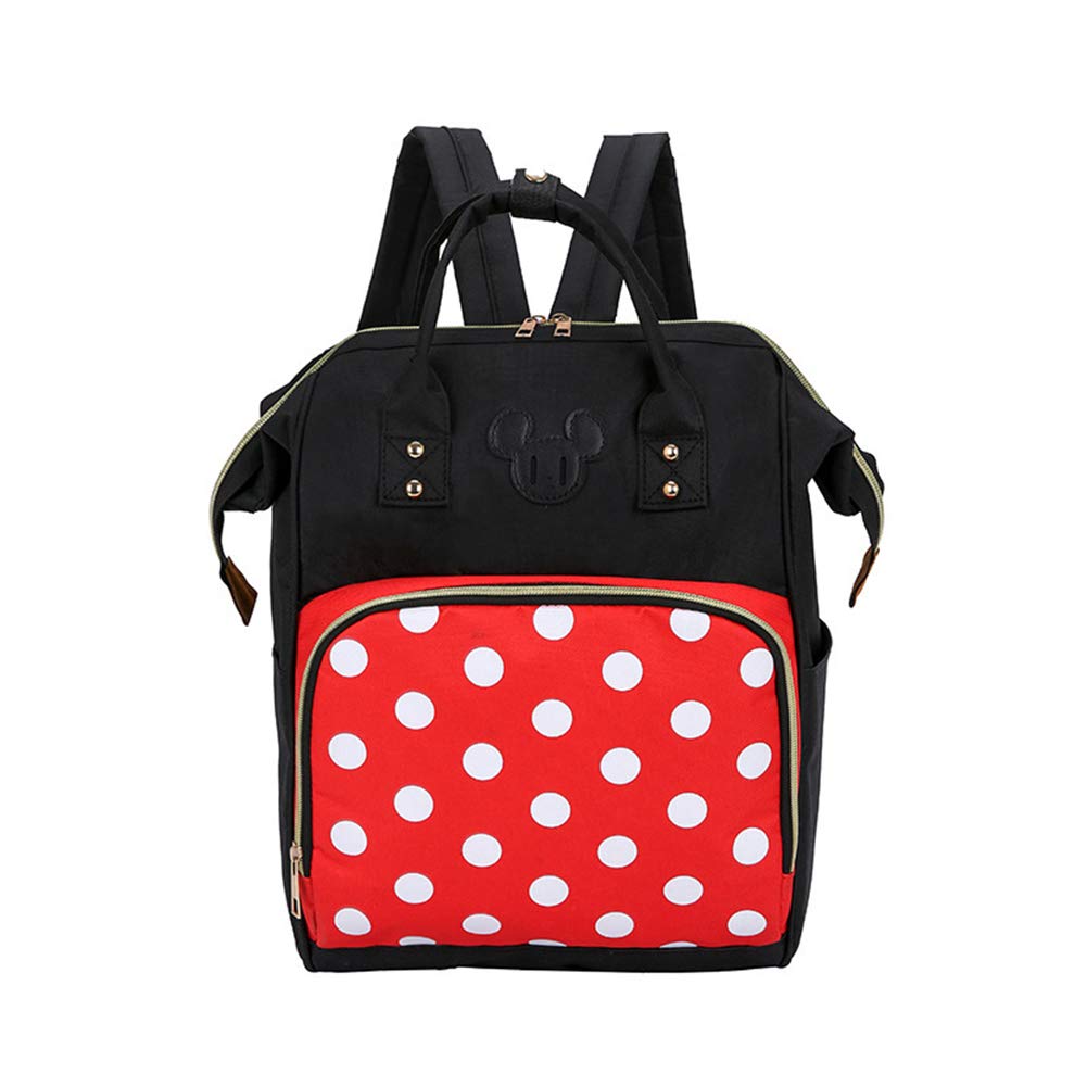Exttlliy baby diaper bag backpack showing large capacity for organized essentials on busy days.