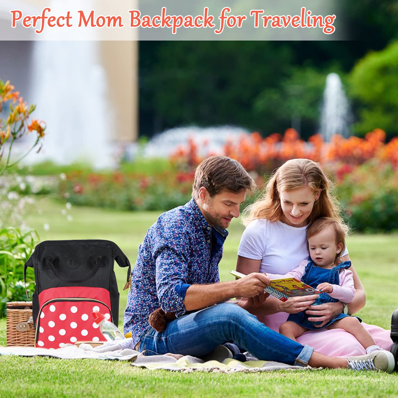 Exttlliy diaper bag backpack designed for easy cleaning and quick maintenance.