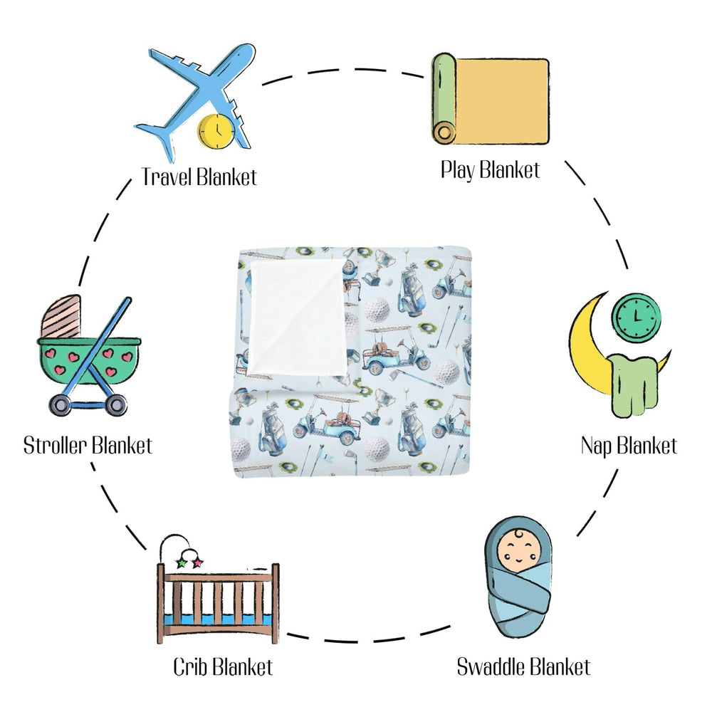 EyMzcod 30x40 inch blanket covers infants safely during naps.