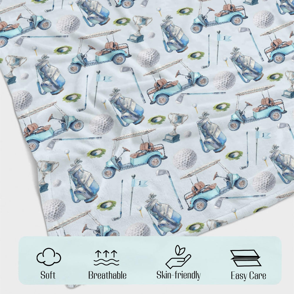 EyMzcod flannel blanket soft and gentle for newborn snuggles.