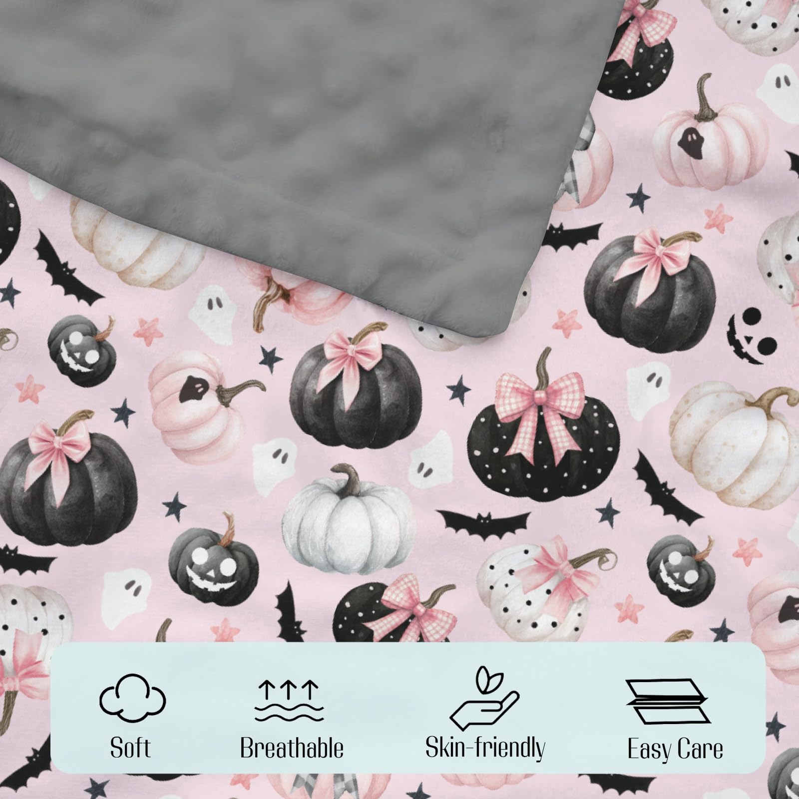EyMzcod Mink Blanket double-layer for swaddling and crib time comfort.